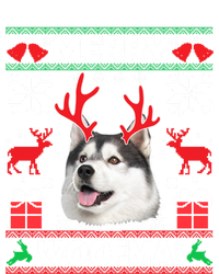 Husky Dog Merry Woofmas Christmas Dog Lovers Ugly Sweater Gift T-Shirt