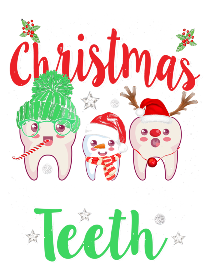 I Want For Christmas Is My Two Front Teeth Funny Gift Tote Bag