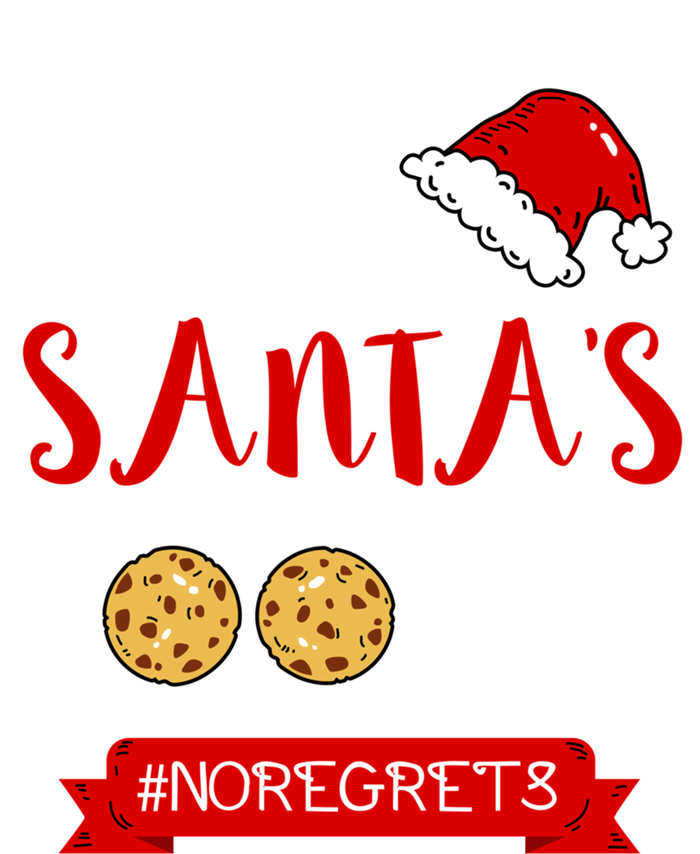 I Ate Santa's Cookies Funny Christmas Outfits Cute Gift V-Neck T-Shirt