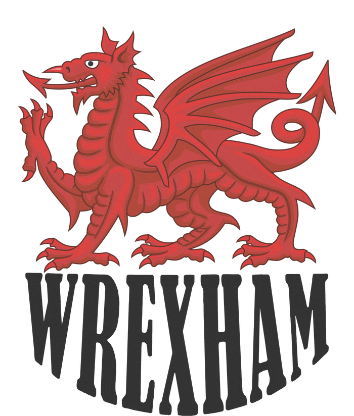 Wrexham FC Gift Football Club Wales Women's V-Neck T-Shirt