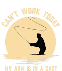 Funny Can't Work Today My Arm Is In A Cast Shirt Funny Fly Fishing Meme Shirt Mousepad