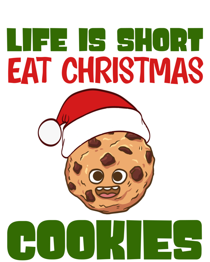 Life Is Short Eat Christmas Cookies Holiday Oven Bake Cookie Gift Sustainable Beanie