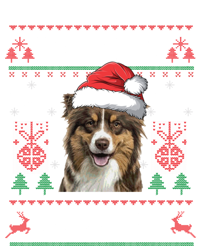 Merry Woofmas Australian Shepherd Christmas Dog Lover Gift Meaningful Gift Tie-Dye T-Shirt