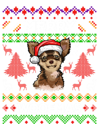 Merry Woofmas Ugly Sweater Christmas Chihuahua Lover Gift Cool Gift Kids Long Sleeve Shirt