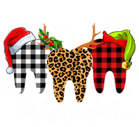 Merry Xmas Leopard Plaid Teeth Santa Reindeer Dental Meaningful Gift T-Shirt