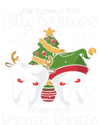 All I Want for Christmas Is My Two Front Teeth Dentist Canvas