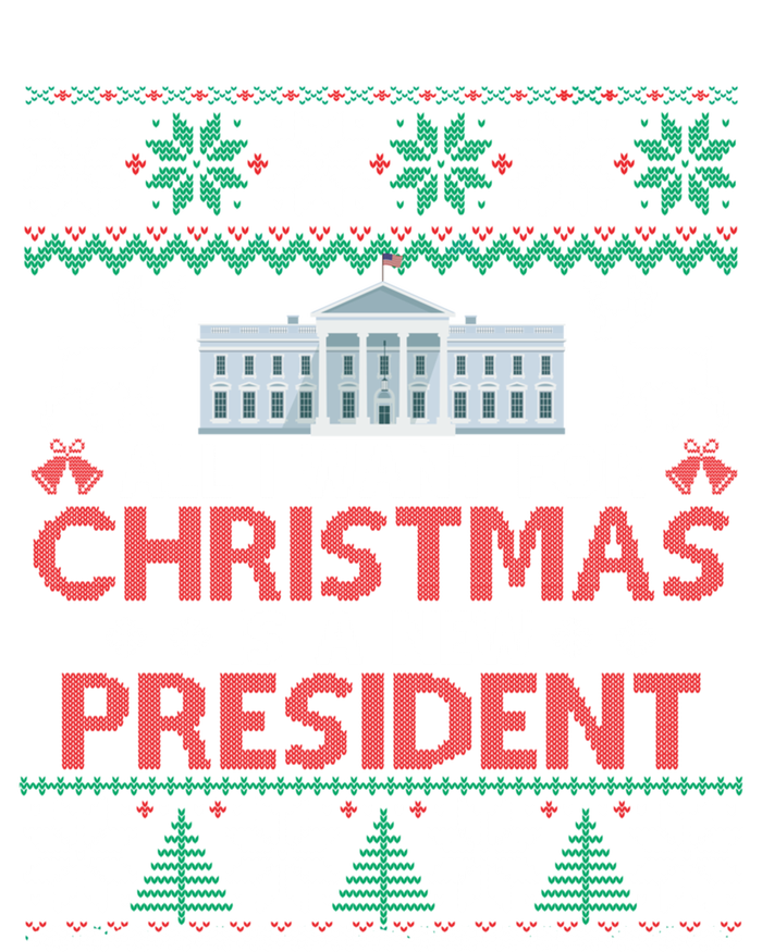 All I Want For Christmas Is A New President Funny Xmas Pjs Gift Coaster