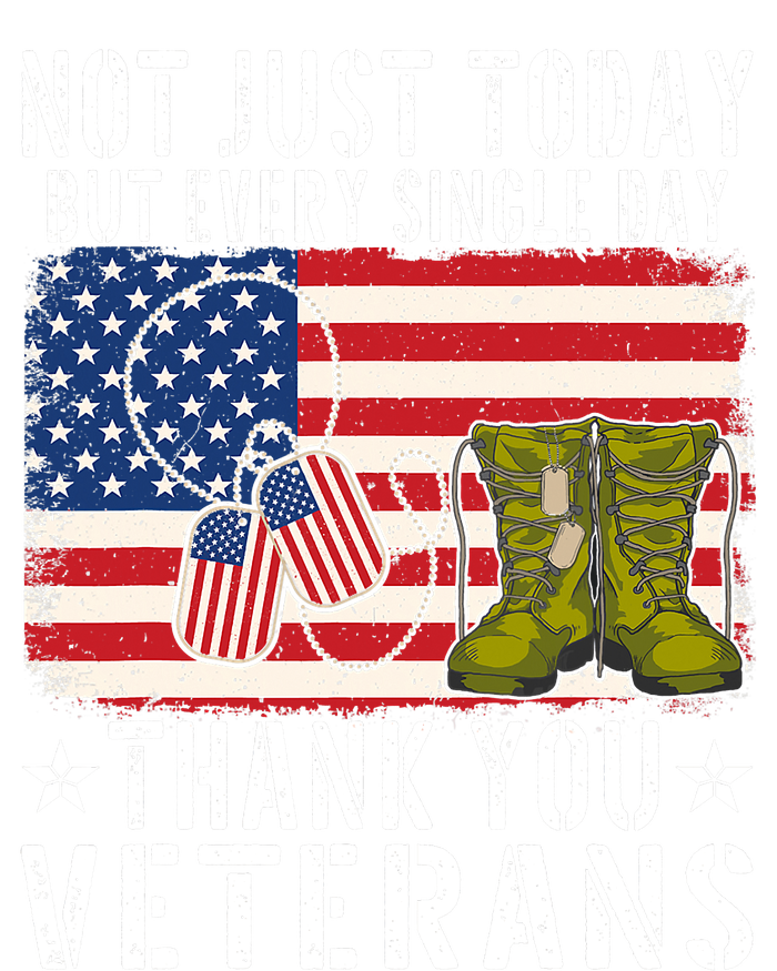 Not Just Today But Every Single Day Thank You Veterans  T-Shirt