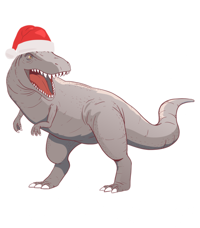 Santasaurus Rex Holiday Funny Gift Dino Lover Christmas Dinosaur Gift Toddler Sweatshirt