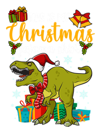 This Is My Christmas Pajamagift Dinosaur With Xmas Hat Gift T-Shirt