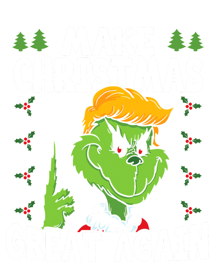 Make Christmas Great Again Donald Trump Xmas Funny Gift Full Zip Hoodie