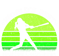 Vintage Retro World's Best Baseball Grandma Silhouette Funny Gift T-Shirt