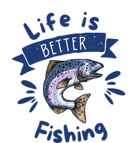 Life Is Better With Fishing Garment-Dyed Sweatshirt