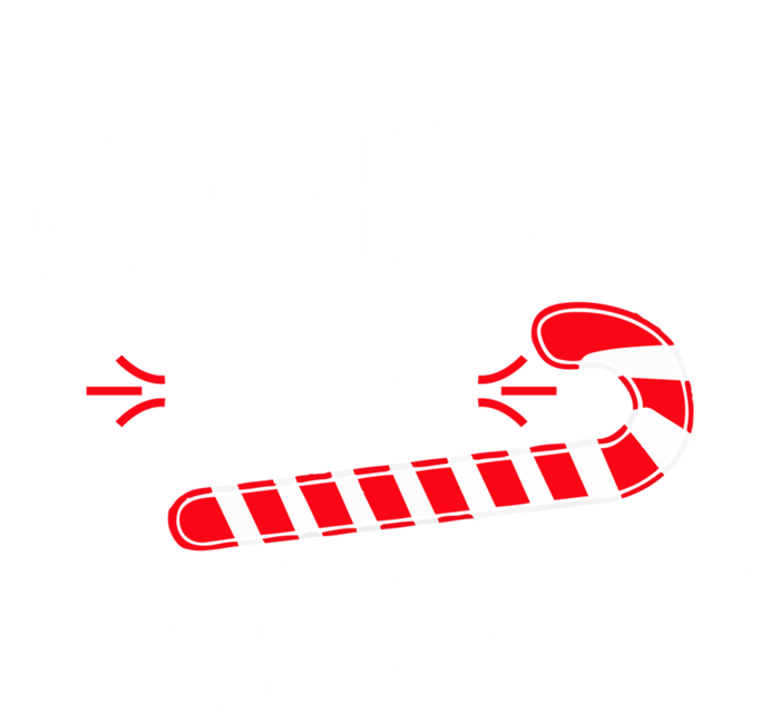 Sweet But Twisted Cool Candy Cane Christmas Tee Gift Pom Pom 12in Knit Beanie