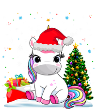 Girls Cute Santa Unicorn Christmas Unicorn Xmas Gift Magnet