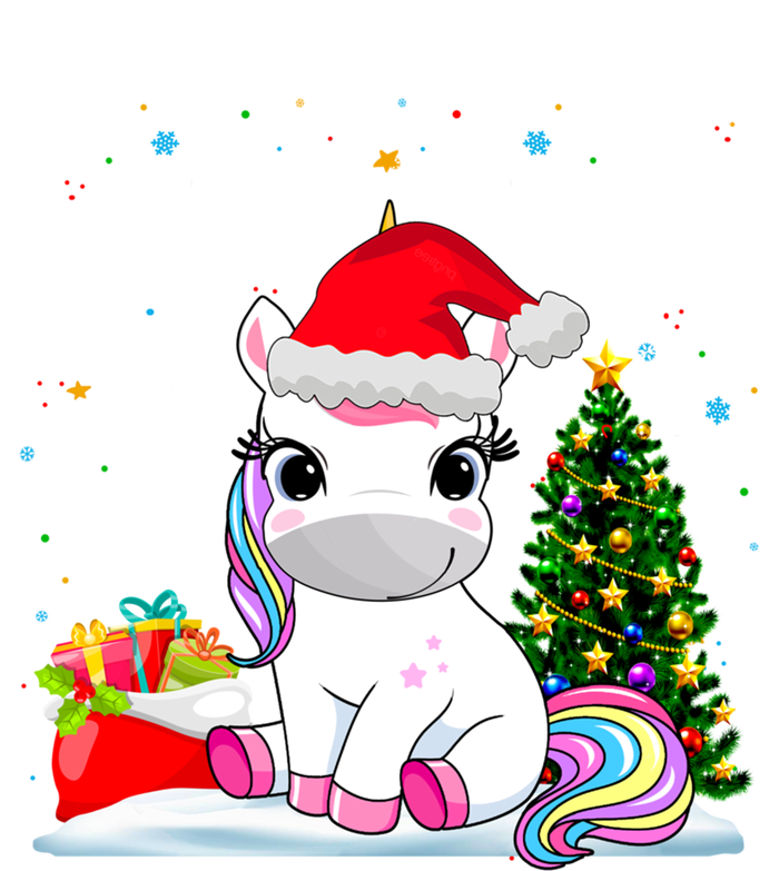 Girls Cute Santa Unicorn Christmas Unicorn Xmas Gift Magnet