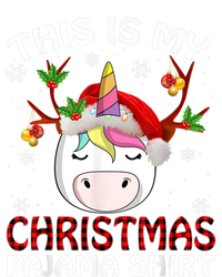 This Is My Christmas Pajama Gift Unicorn Funny Santa Xmas Funny Gift T-Shirt