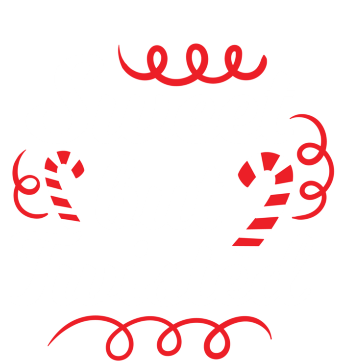 Sweet But Twisted Funny Candy Cane Christmas Gift Stripe Pom Pom Beanie