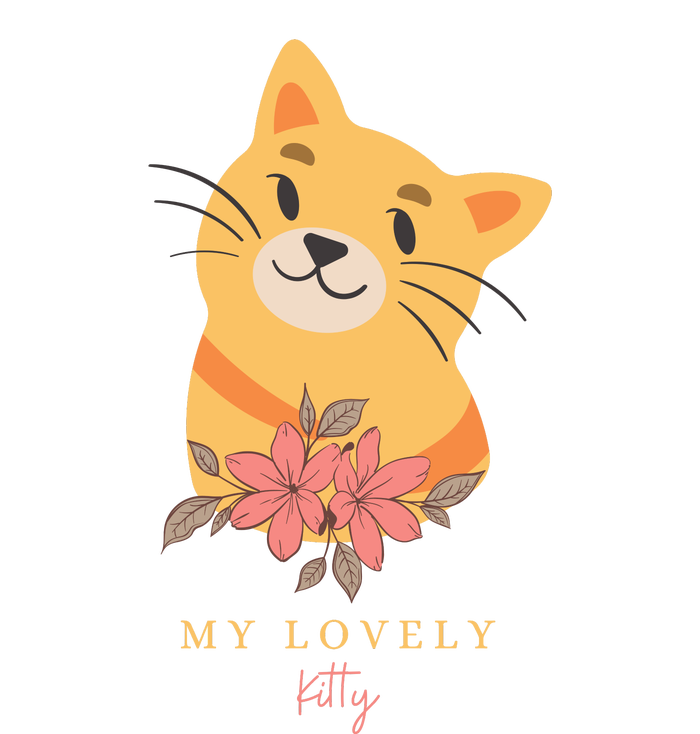 My Lovely Kitty Cut Cat T-Shirt