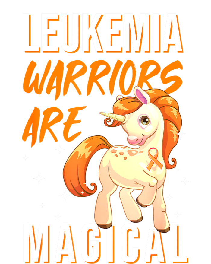 Leukemia Warrior Magical Unicorn Orange Ribbon Hematologist Pom Pom 12in Knit Beanie