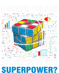 Vintage I Solve Cubes Superpower Funny Speed Cubing T-Shirt