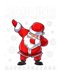 Christmas Santa Dabbing Through The Snow Xmas Boys Dab Dry Zone Grid Polo