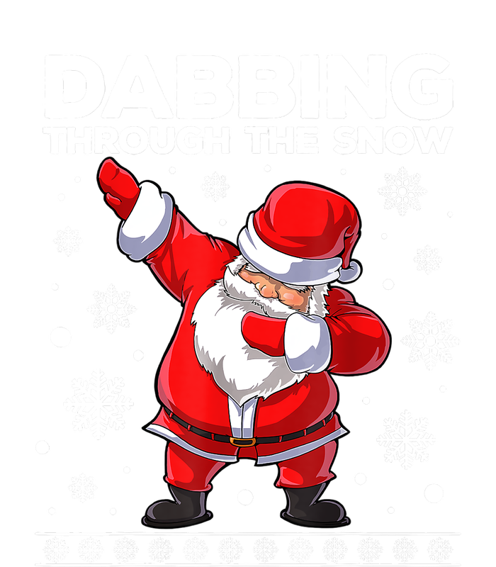 Christmas Santa Dabbing Through The Snow Xmas Boys Dab Dry Zone Grid Polo