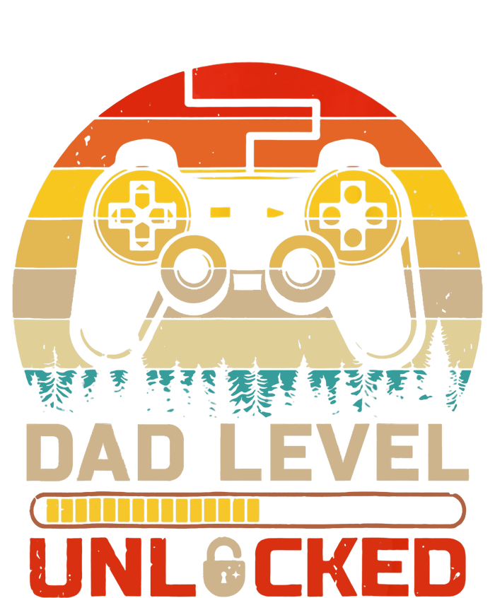 Dad Level Unlocked Keychain Vintage Retro Video Game Full-Length Apron With Pockets