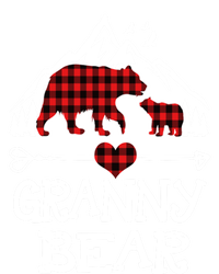 Granny Bear Christmas Pajama Red Plaid Buffalo For Meaningful Gift T-Shirt