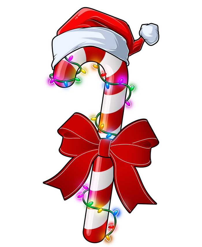 Cute Christmas Candy Cane T-Shirt