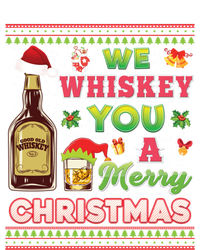 We Whiskey You A Merry Christmas Wish Pajama Ing Santa Gift T-Shirt