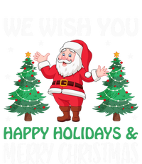 We Wish You Happy Holidays And Merry Christmas Great Gift Button