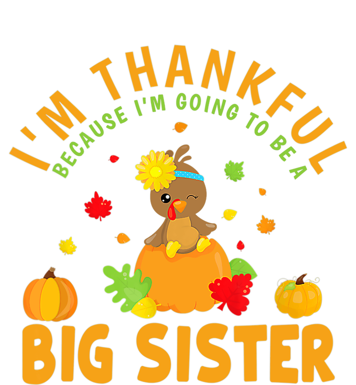 Thanksgiving Baby Announcement Big Sister Turkey Sustainable Bucket Hat