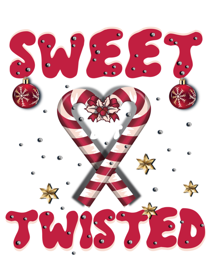 Sweet But Twisted Funny Christmas Quote For Girls Or Cool Gift Ladies Long Sleeve Shirt