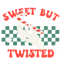 Sweet But Twisted Skeleton Hand Groovy Retro Christmas Xmas Gift Tall Hoodie