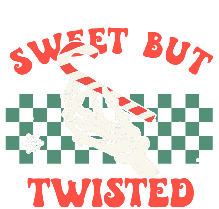 Sweet But Twisted Skeleton Hand Groovy Retro Christmas Xmas Gift Tall Hoodie