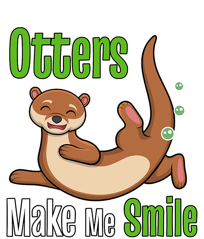 Otters Make Me Smile Wildlife Nature Sea Otters Premium T-Shirt