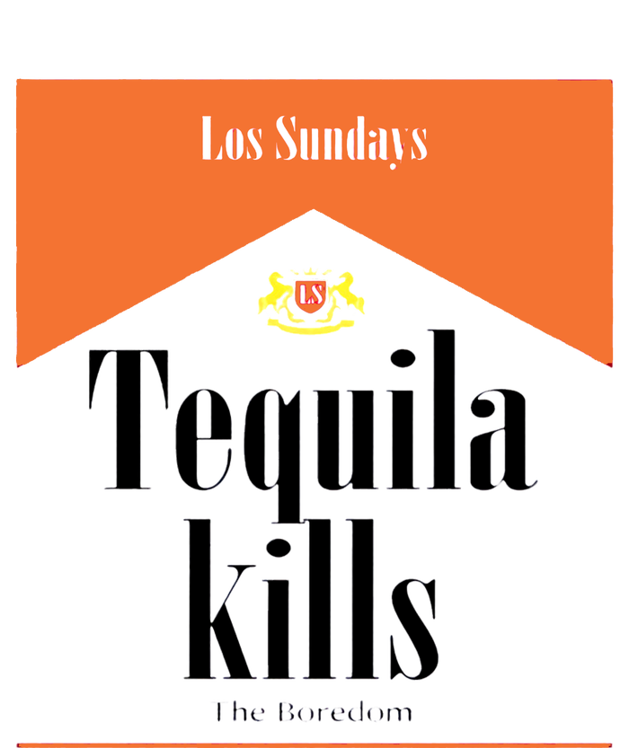 Los Sunday Tequila Kills The Boredom Orange Toddler Zip Fleece Hoodie