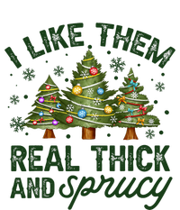 I Like Them Real Thick And Sprucy Christmas Trees Mesh Reversible Basketball Jersey Tank