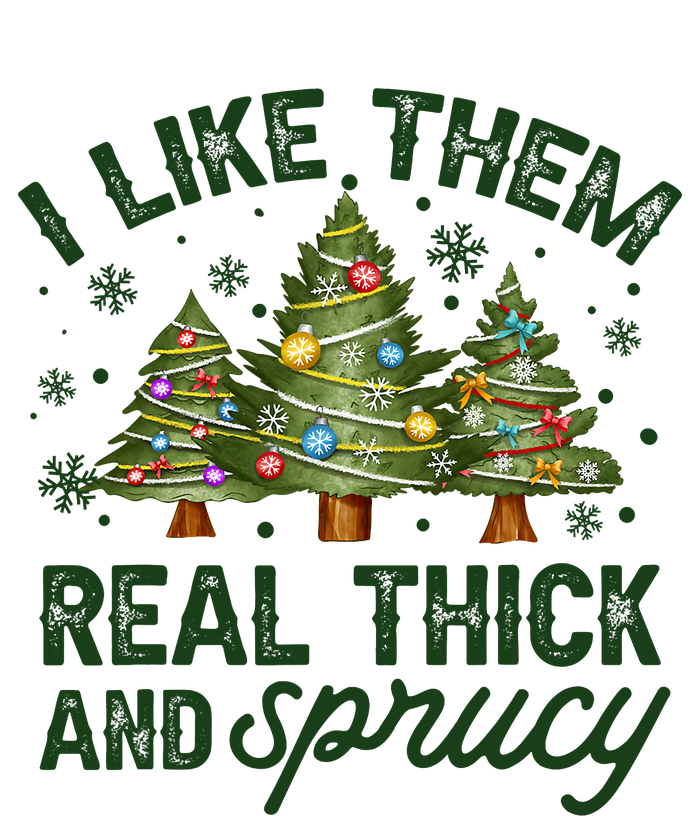 I Like Them Real Thick And Sprucy Christmas Trees Mesh Reversible Basketball Jersey Tank