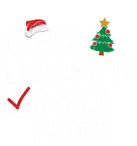 Nice Naughty Soccer Player Christmas List Santa Funny Xmas Gift Ladies Essential Tank