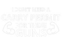 I Don't Need A Carry Permit For These Guns Women's Racerback Tank