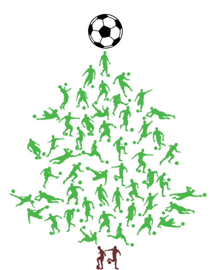 Soccer Player Christmas Tree Xmas Gift Tote Bag