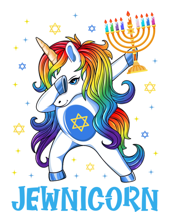 Jewnicorn Cute Unicorn Hanukkah Chanukah Pajamas Girls Magnet