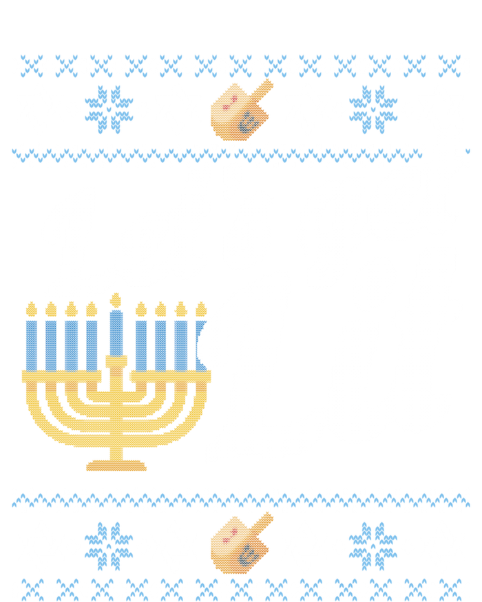 Funny Ugly Hanukkah Sweater Lets Get Lit Orah Cool Gift Tall T-Shirt