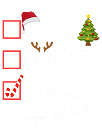 Naughty Nice Ginger Christmas Pajamas Funny Santa Claus Xmas Gift T-Shirt