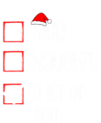 Nice Naughty A Bit Of Both Christmas List Xmas Santa Claus Gift 16 in Basic Backpack