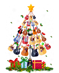 Guitar Tree Lights Christmas Pajamas Guitar Lovers Xmas Gift Kids Sweatshirt