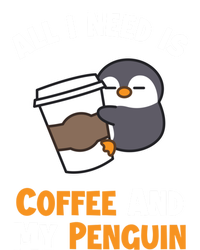 Coffee And My Penguin Sea Bird King Emperor Penguin Gift Ladies Essential Flowy Tank