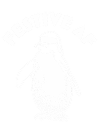 Festive Af Penguin Gift Funny Christmas Retro Vintage Xmas Funny Gift Tank Top